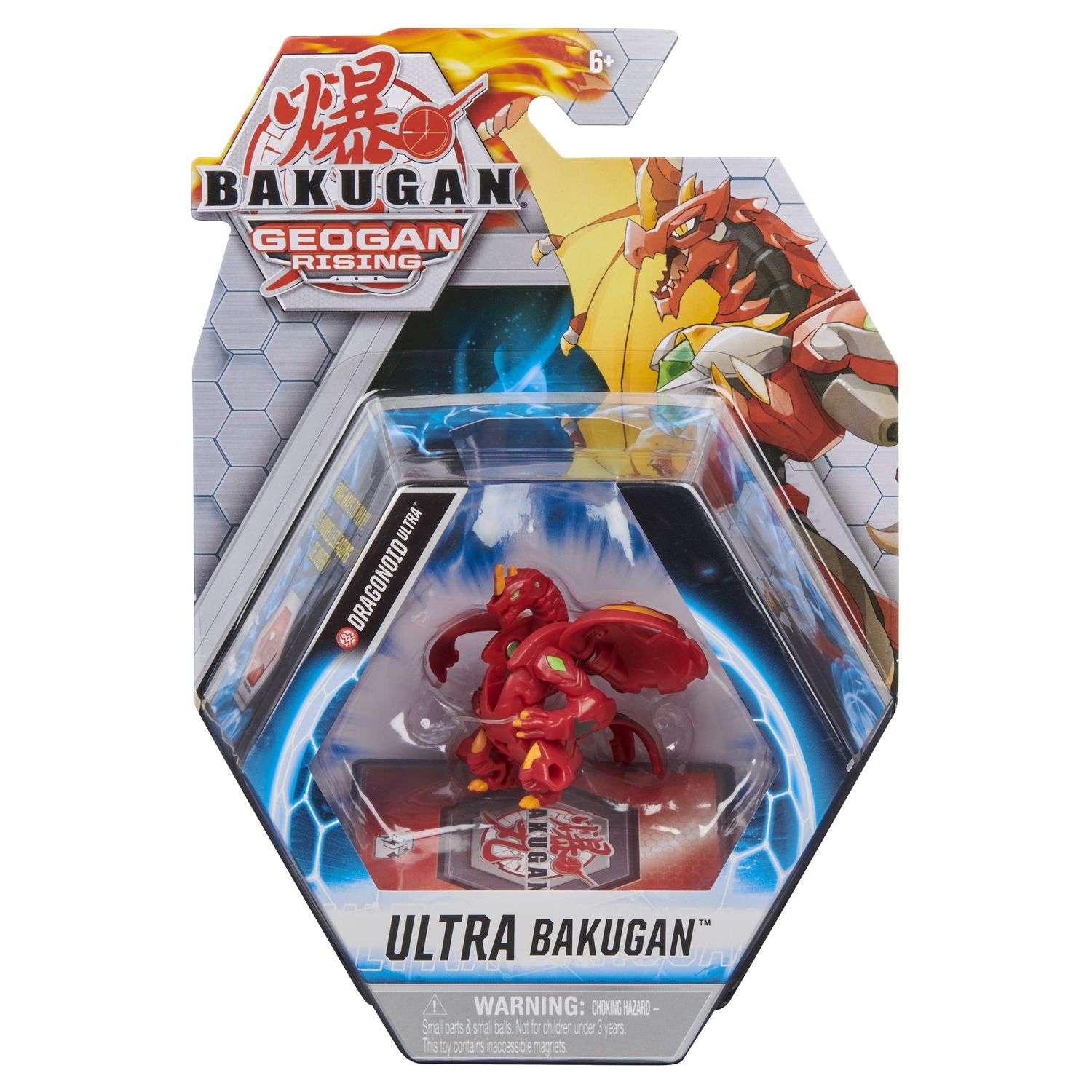 Фигурка-трансформер Bakugan S3 Ультра Dragonoid V3 Red 6061538/20132967 - фото 4