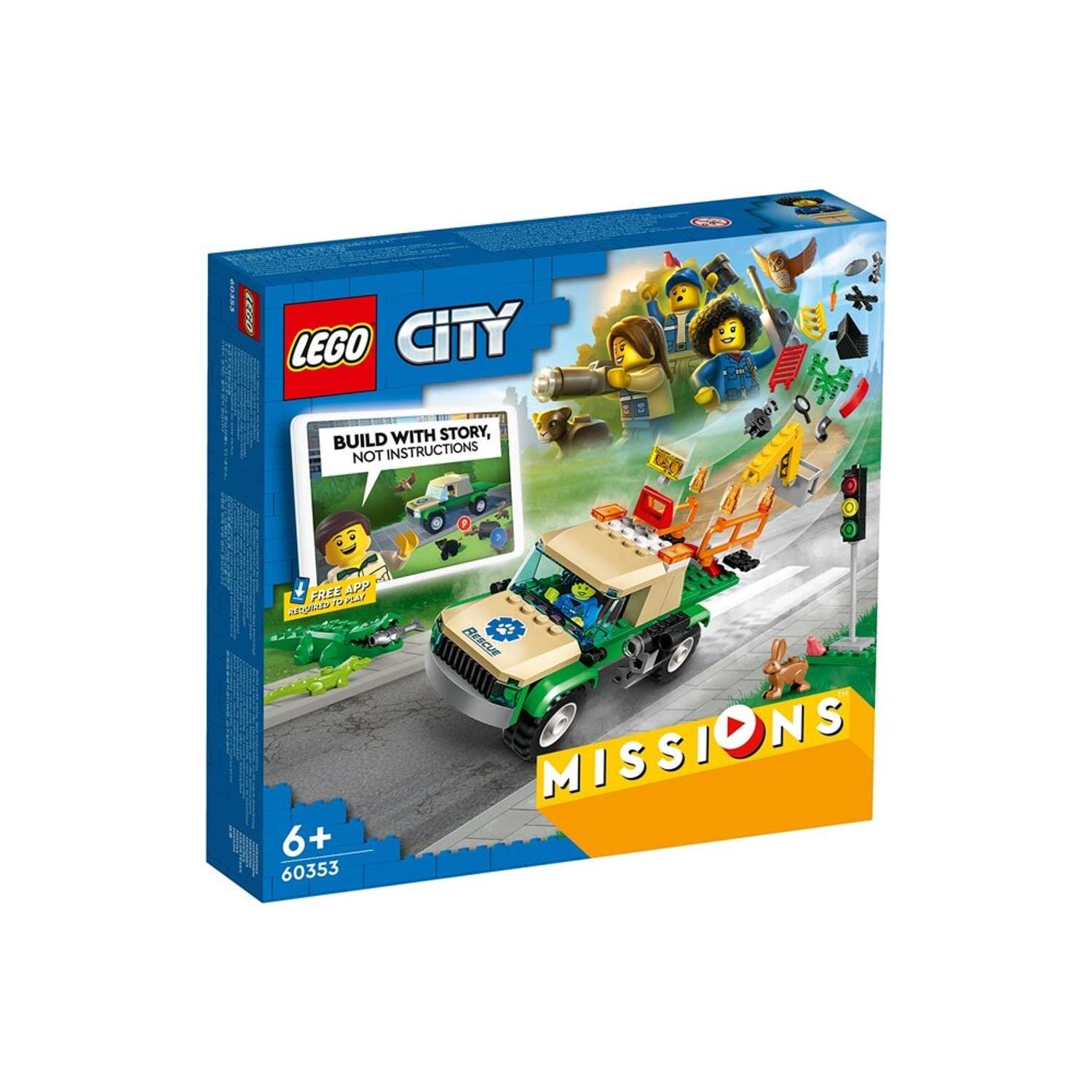 Конструктор LEGO City 60353 Миссии по спасению диких животных - фото 1