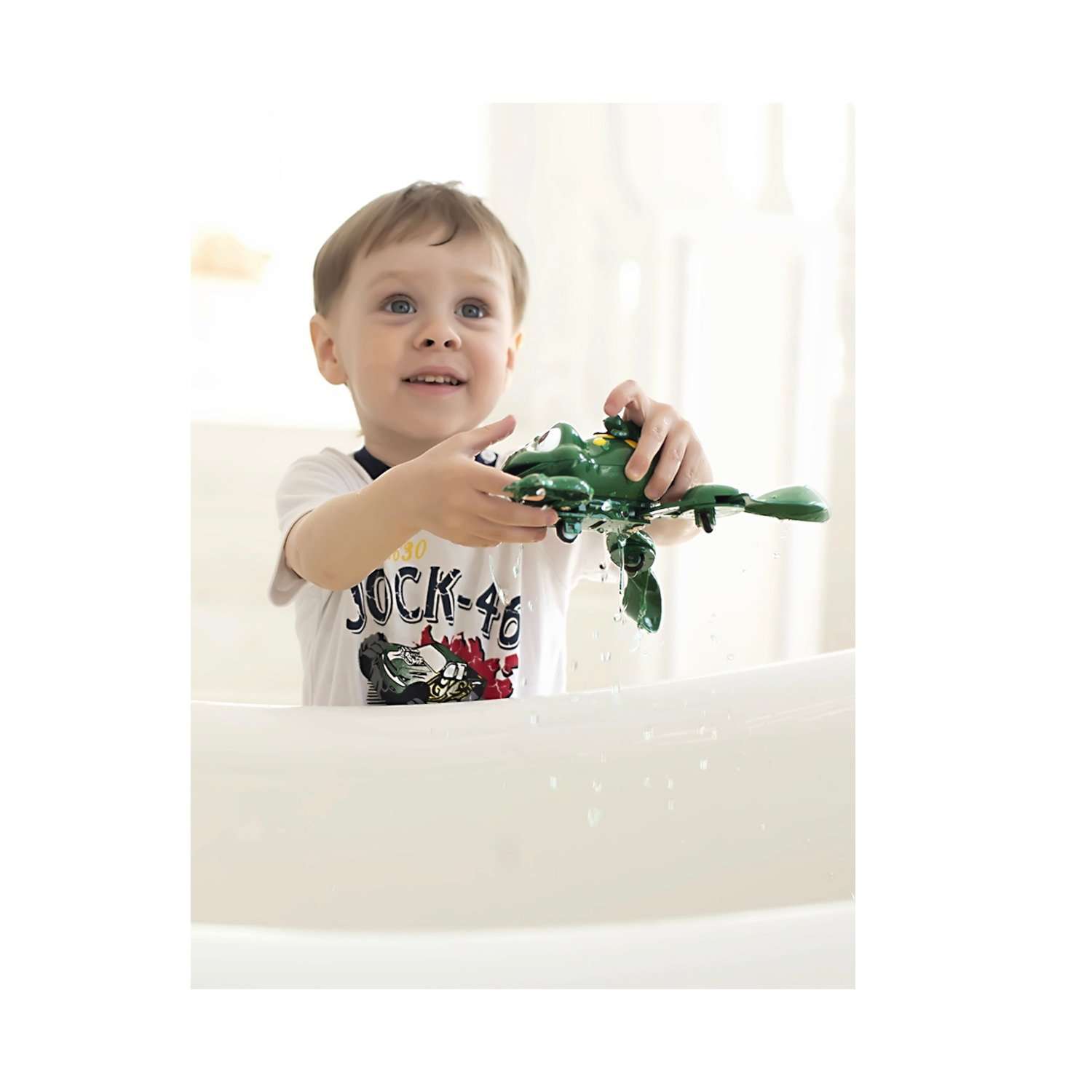 Лягушка ЦДМ Игрушки для ванной и купания для девочек заводная - фото 9