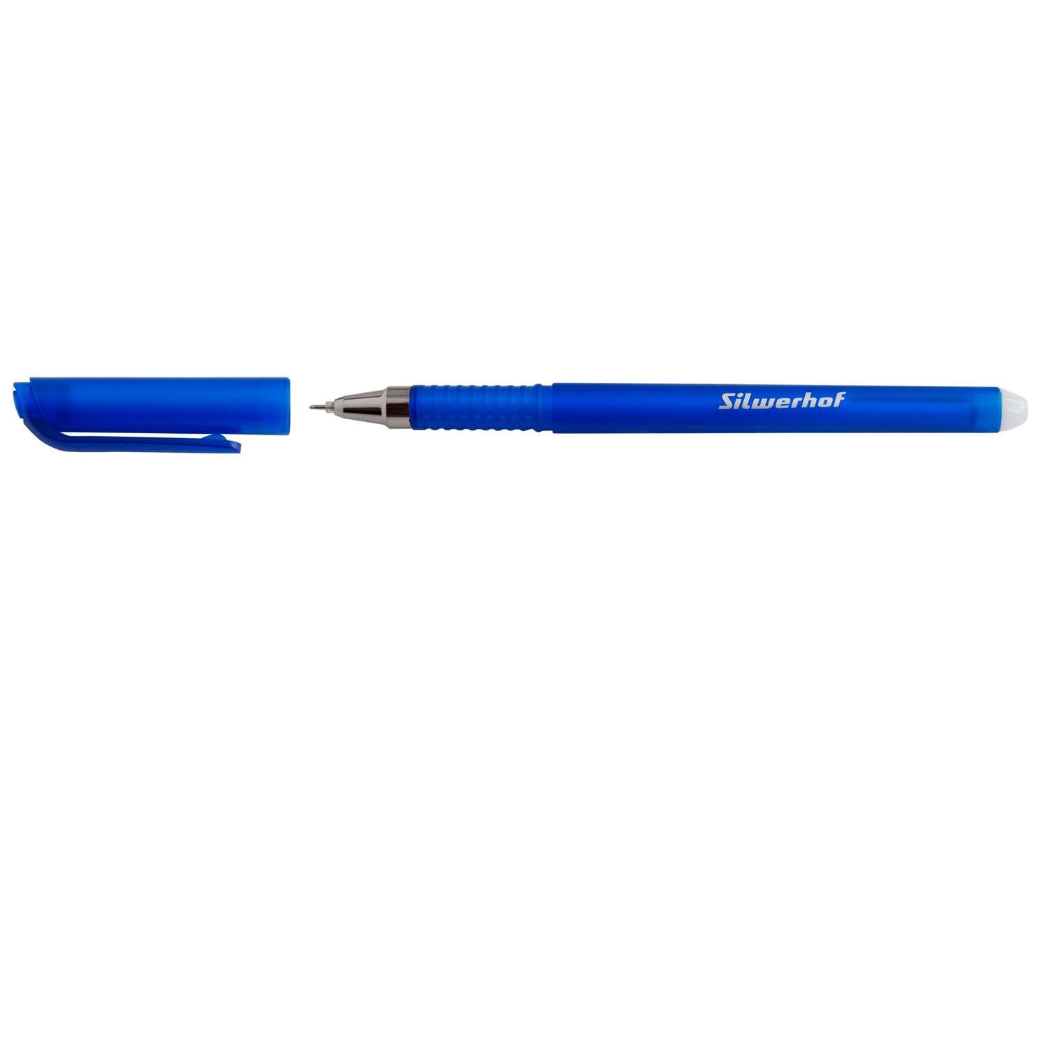 Ручка гелевая Silwerhof стираемая Синий 1507522 - фото 2