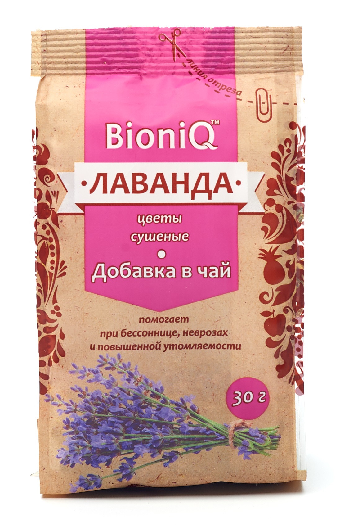 Лаванда Bioniq сушеная 30 гр - фото 1