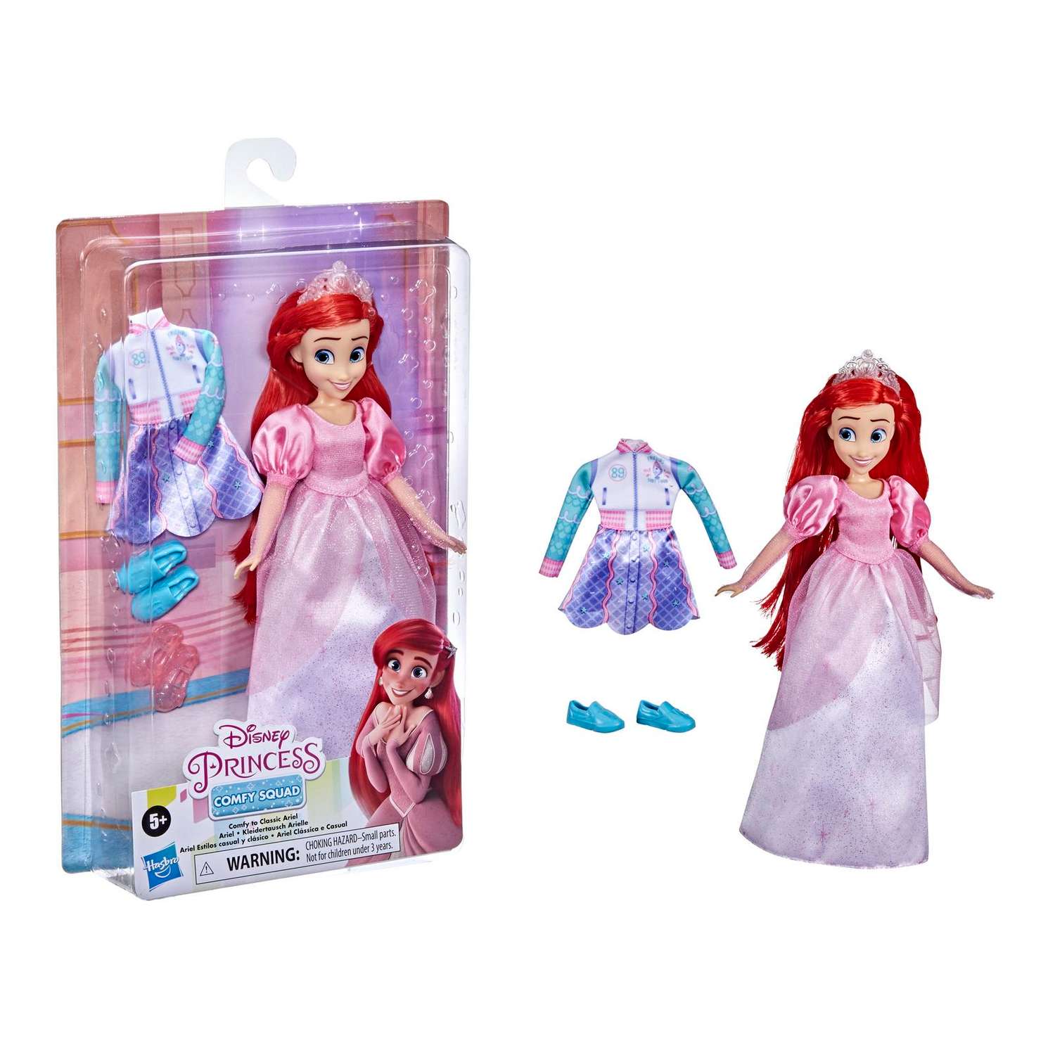Кукла Disney Princess Disney Princess Hasbro Комфи Ариэль 2наряда F23665X0 F23665X0 - фото 12