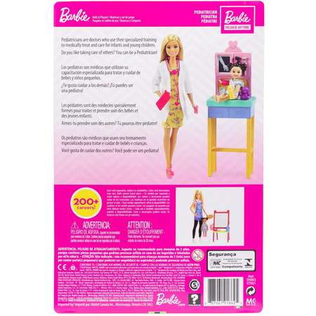 Набор игровой Barbie Профессии Педиатр 5 GTN51