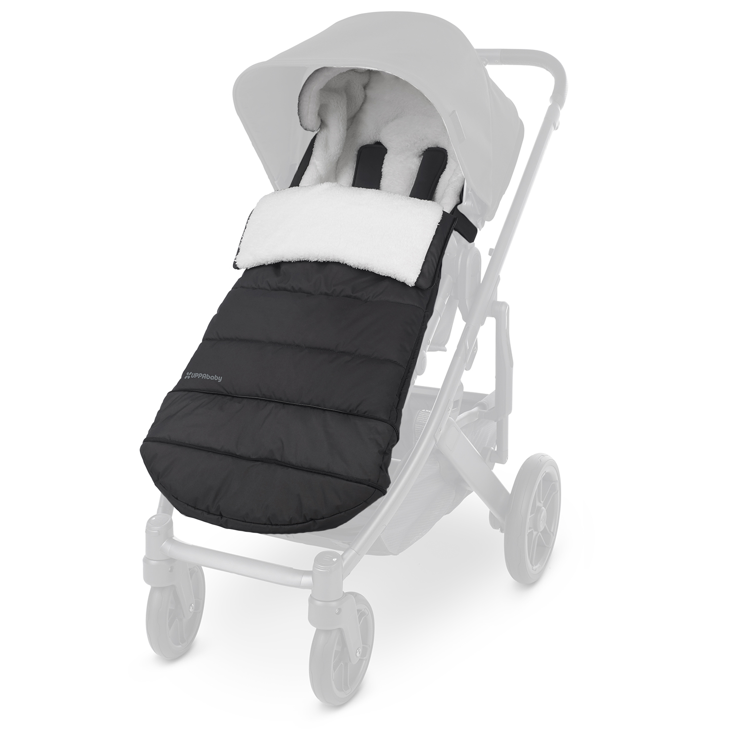 Чехол для коляски UPPAbaby утепленный Черный - фото 1