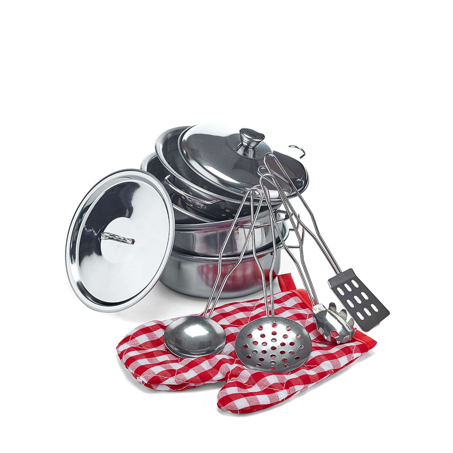 Набор посуды игровой Donty-Tonty металлический детский - фото 2