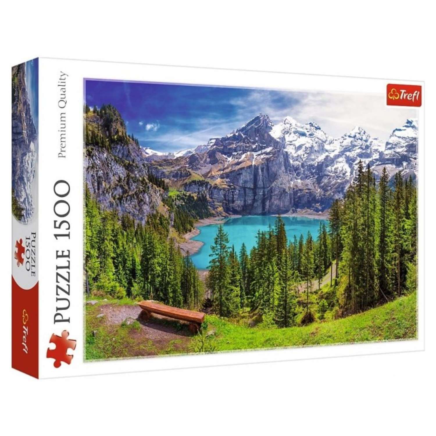 Пазл 1500 деталей TREFL Озеро Эшинен Альпы Швейцария - фото 1