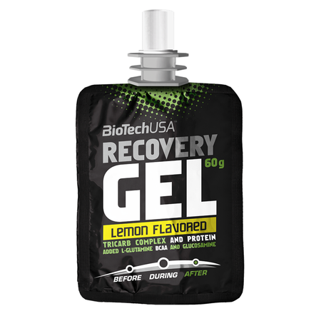 Предтренировочный комплекс BiotechUSA Recovery Gel 12х60г. Лимон