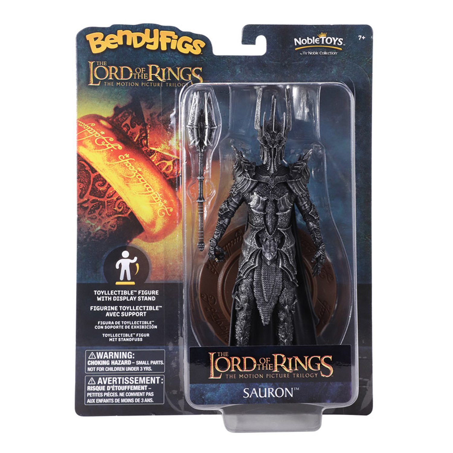 Фигурка The Lord of the Rings Bendyfig Саурон 19 см гибкая - фото 3