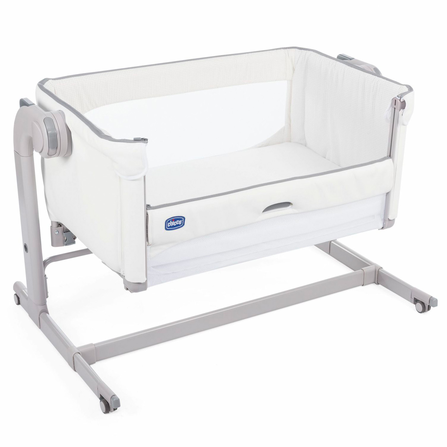 Кроватка CHICCO Next2Me Magic White snow - фото 4