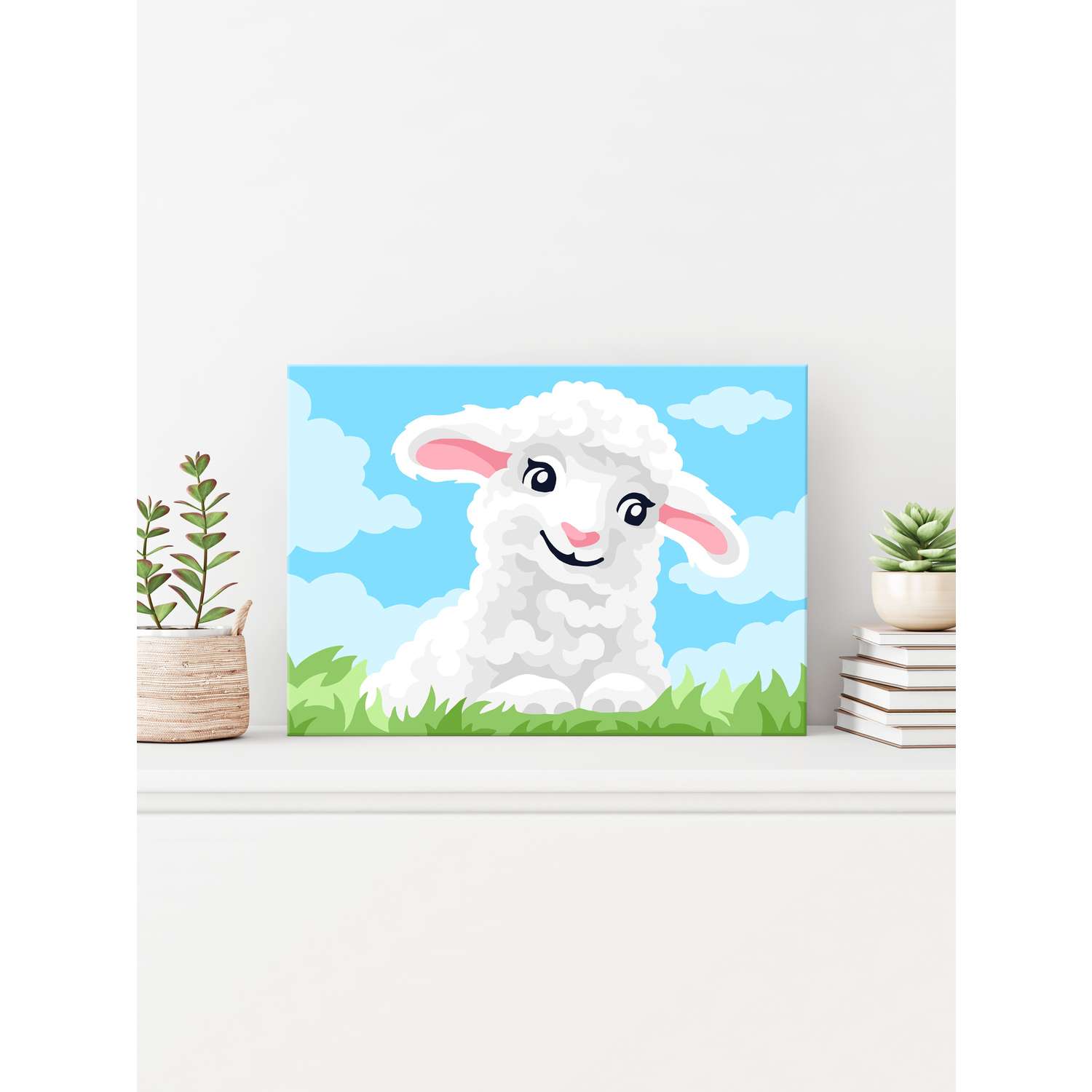 Картина по номерам Hobby Paint мини 15х21 см Милая овечка - фото 3