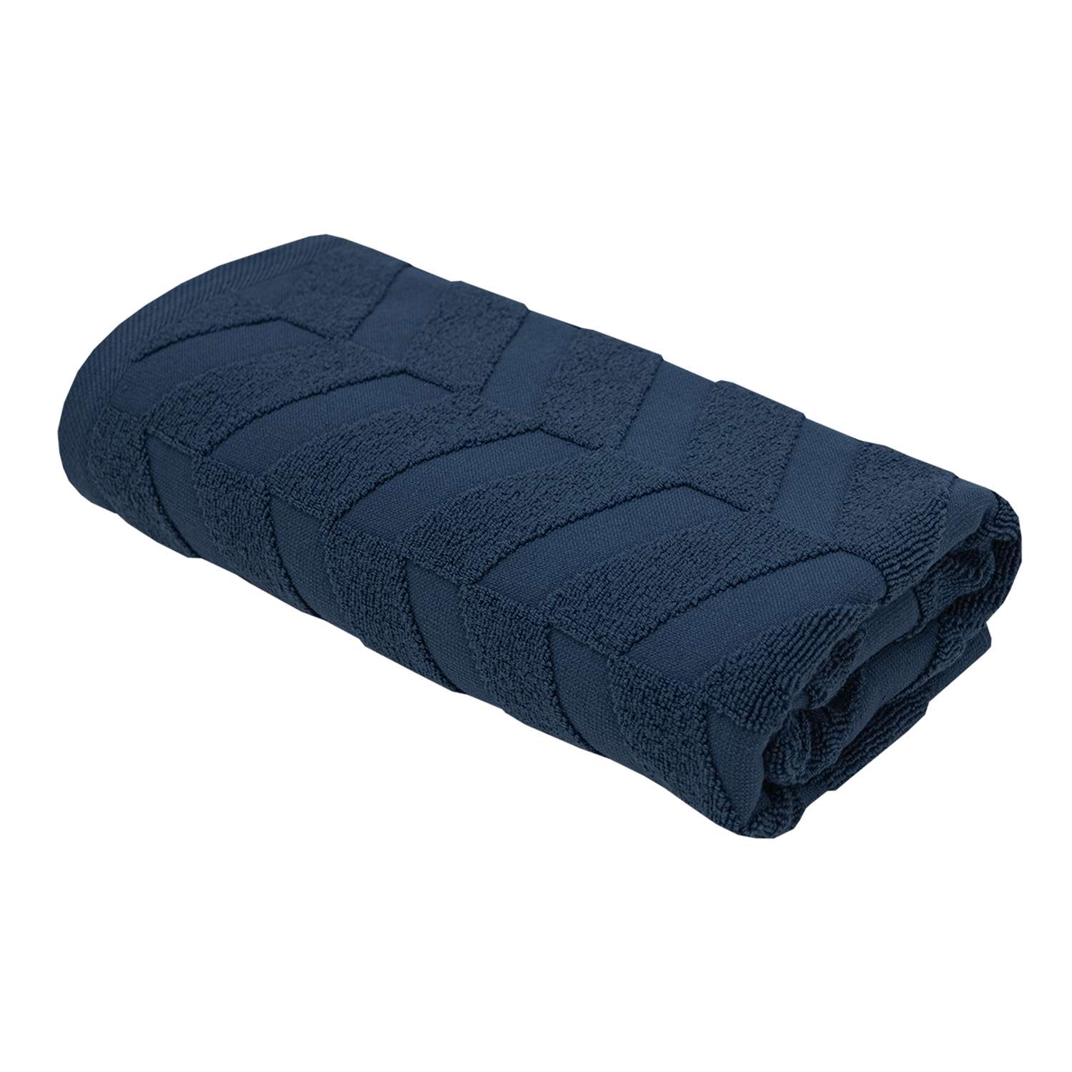 Махровое полотенце BRAVO Моноколор 70х130 синий - фото 3