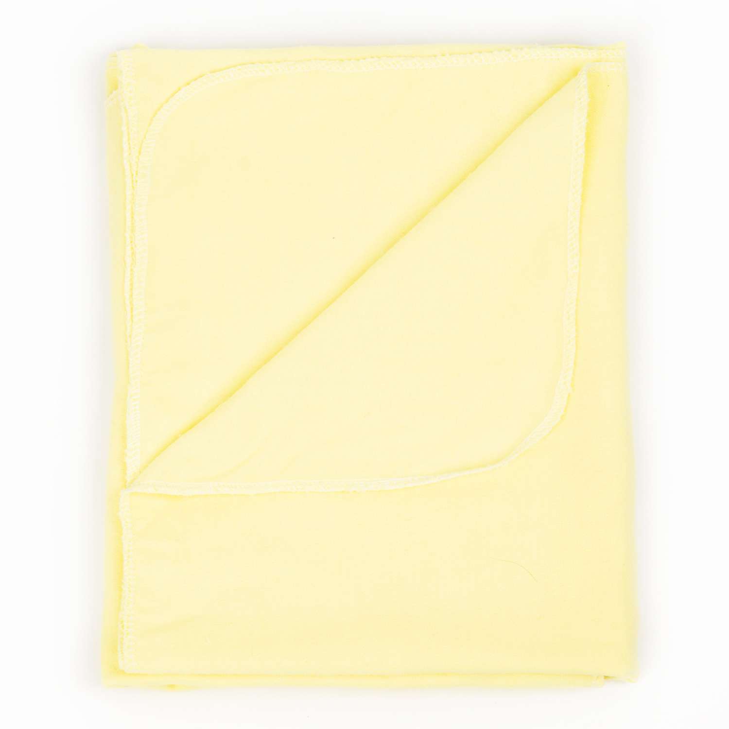 Пеленка фланелевая Чудо-чадо для новорожденных Гамма желтый 75х120см 3 шт - фото 3