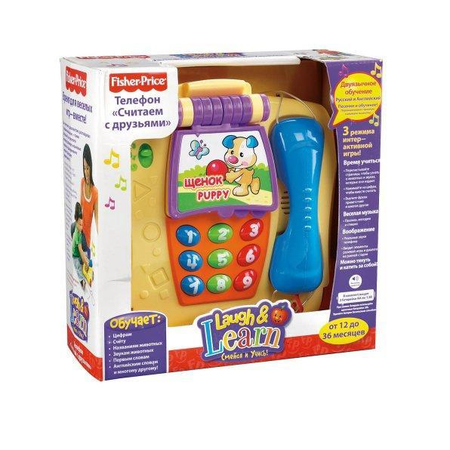 Обучающий телефон Fisher Price Смейся и учись