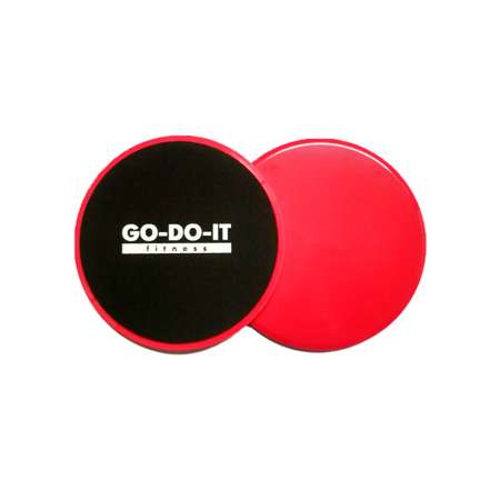 Набор дисков для скольжения GO-DO-IT красная пара и 24 видеоурока