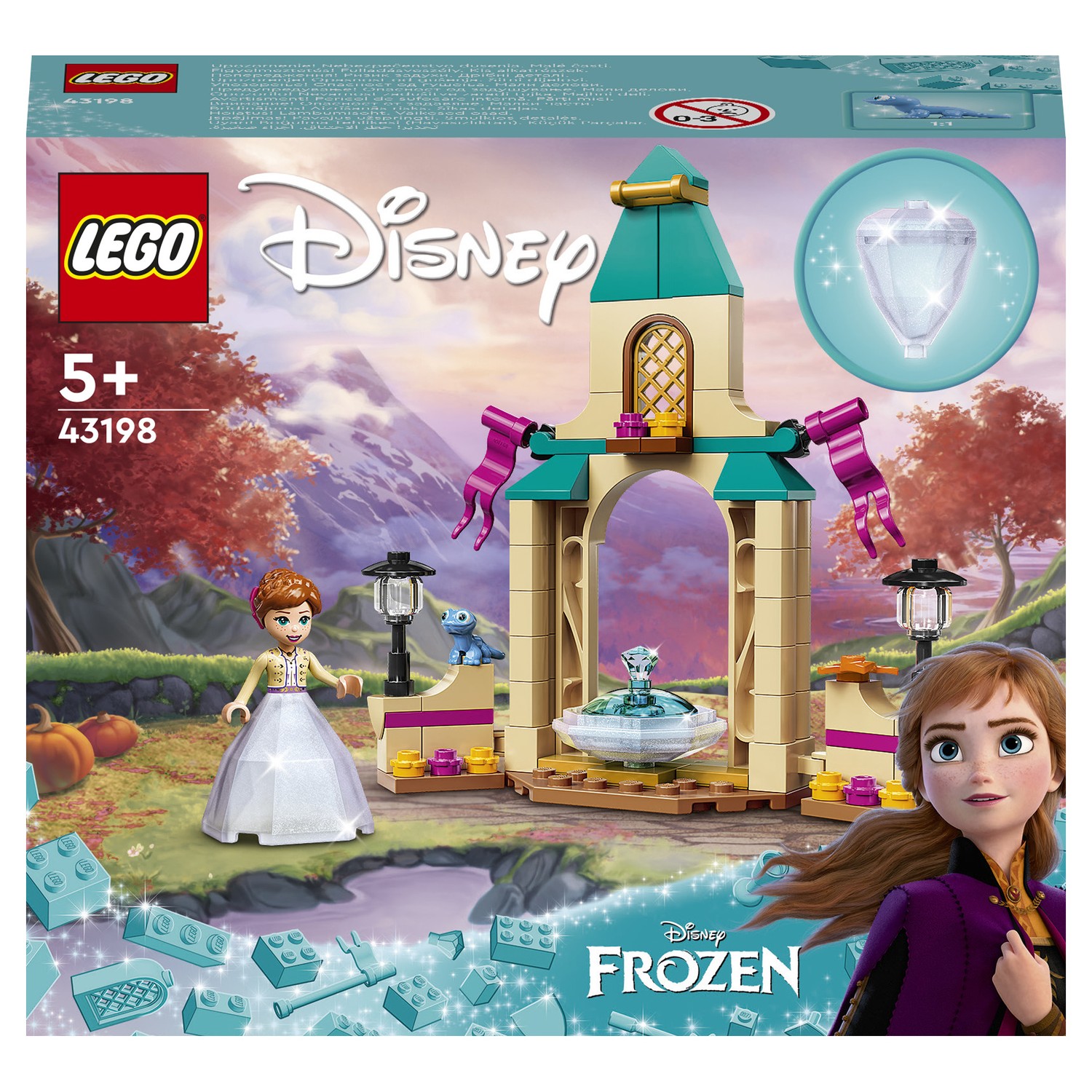 Конструктор LEGO Disney Princess Двор замка Анны 43198 купить по цене 869 ₽  в интернет-магазине Детский мир