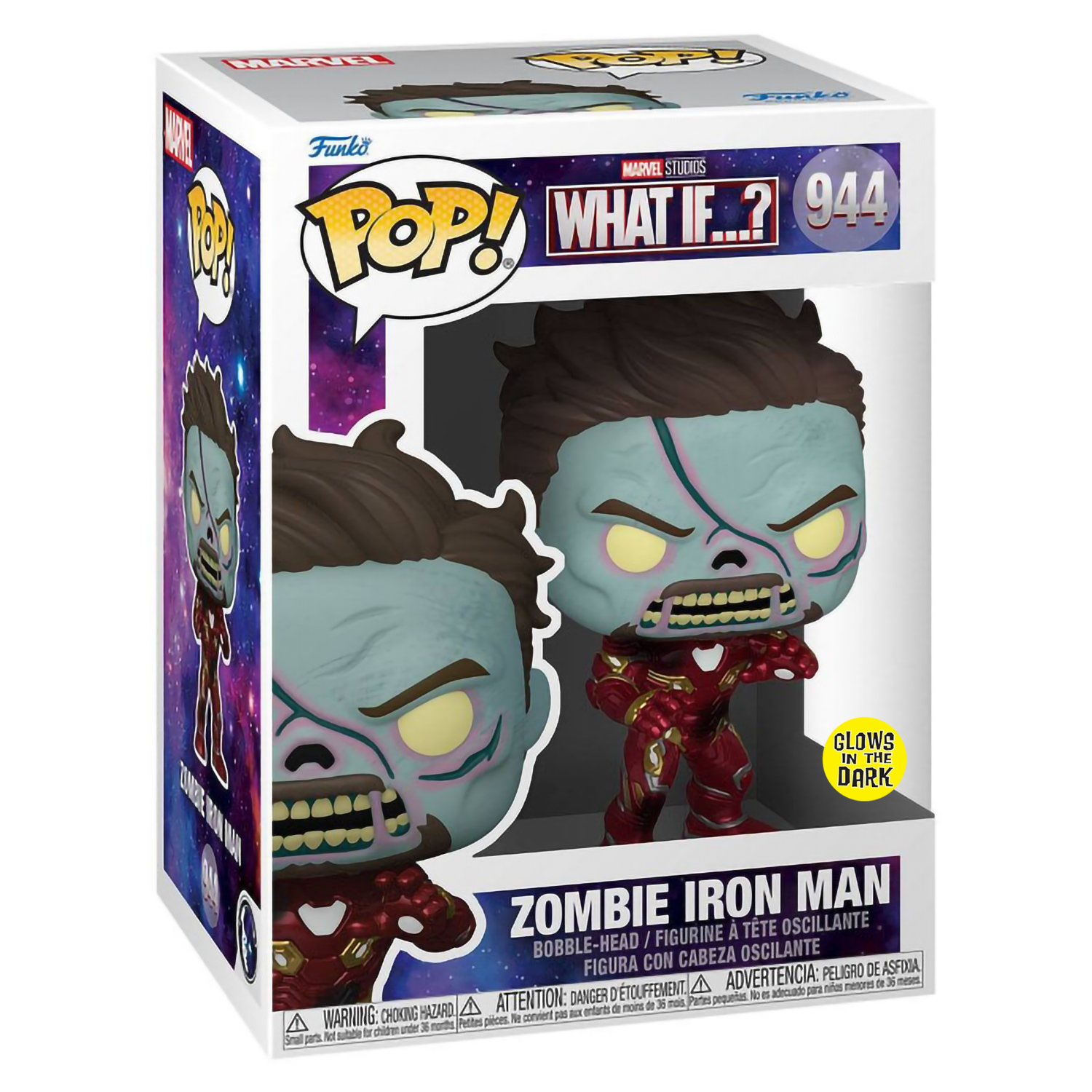 Фигурка Funko POP! Bobble Marvel What If Zombie Iron Man GW Exc 58178 - фото 2