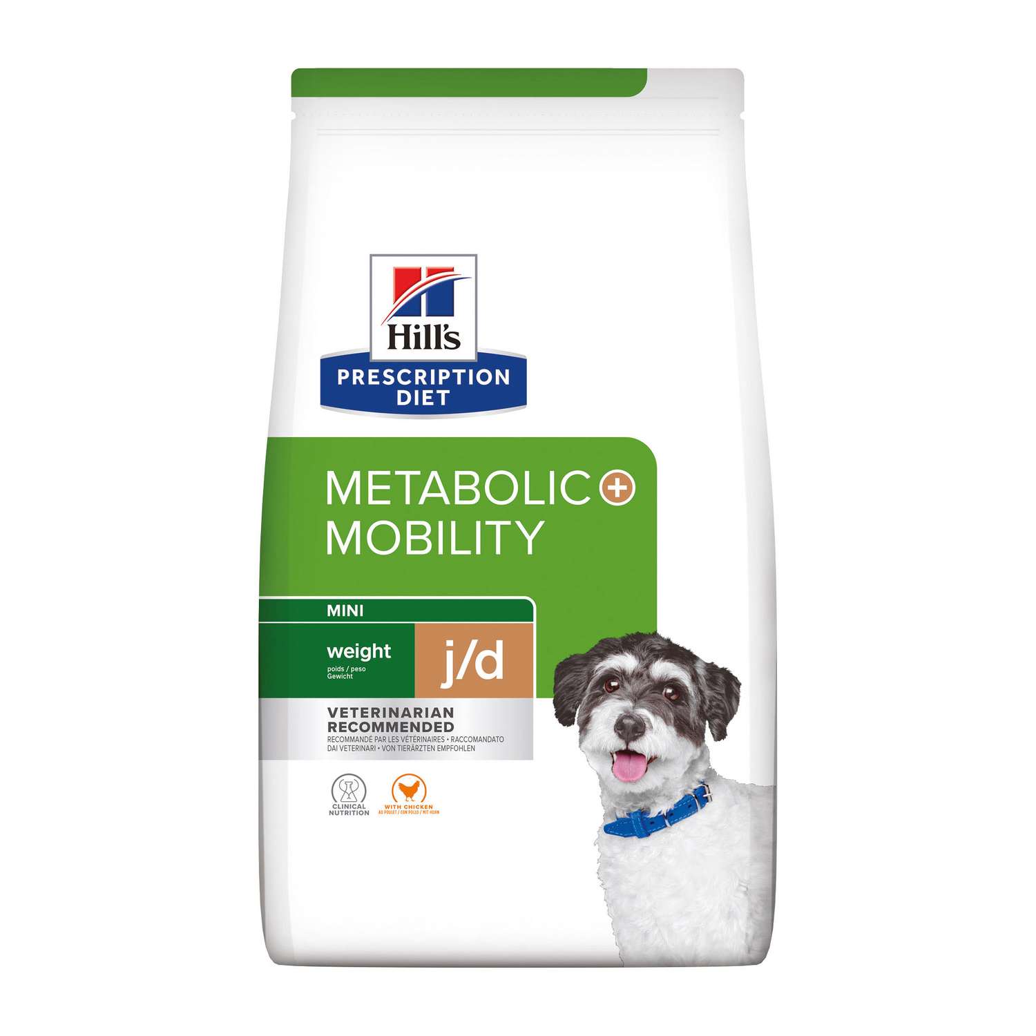 Корм для собак Hills 6кг Prescription Diet Metabolic + Mobility Mini мелких пород диетический способствует снижению веса при заболевании суставов с курицей - фото 1