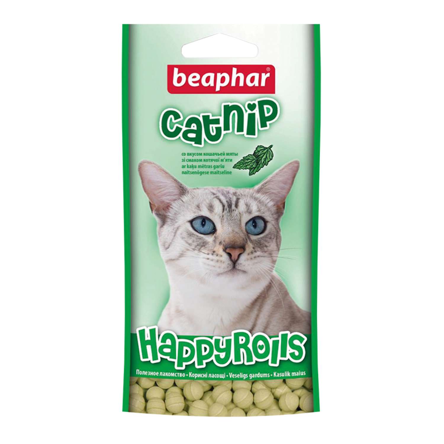 Рулеты для кошек Beaphar с кошачьей мятой 80таблеток - фото 1