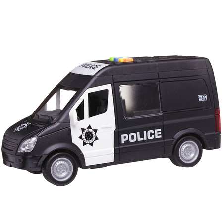 Машинка Junfa Полицейский фургон фрикционный свет звук