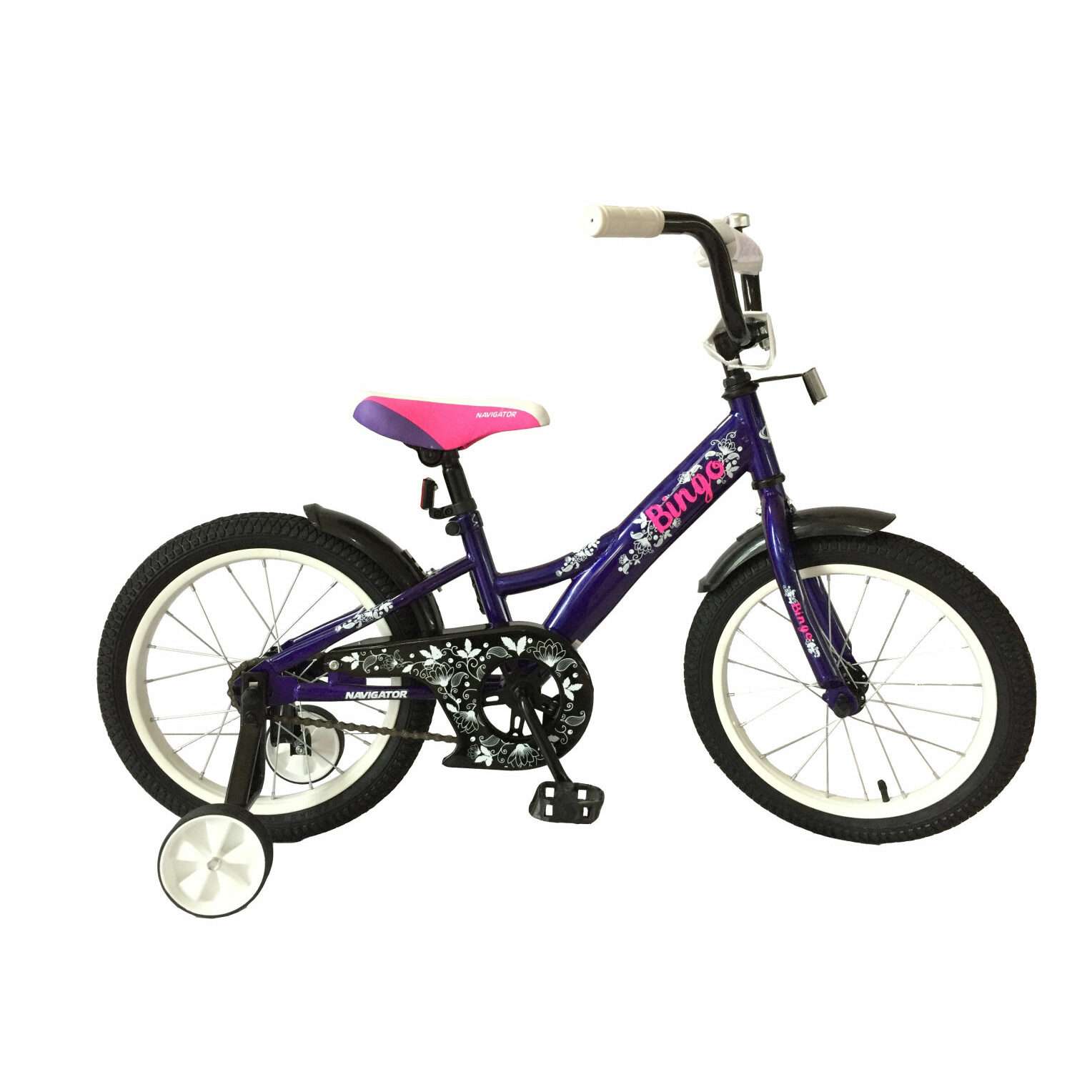 Детский велосипед Navigator Bingo фиолетовый - фото 1