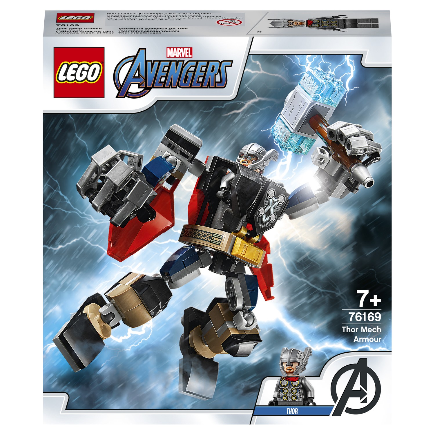 Конструктор LEGO Marvel Super Heroes Тор робот 76169 купить по цене 599 ₽ в  интернет-магазине Детский мир