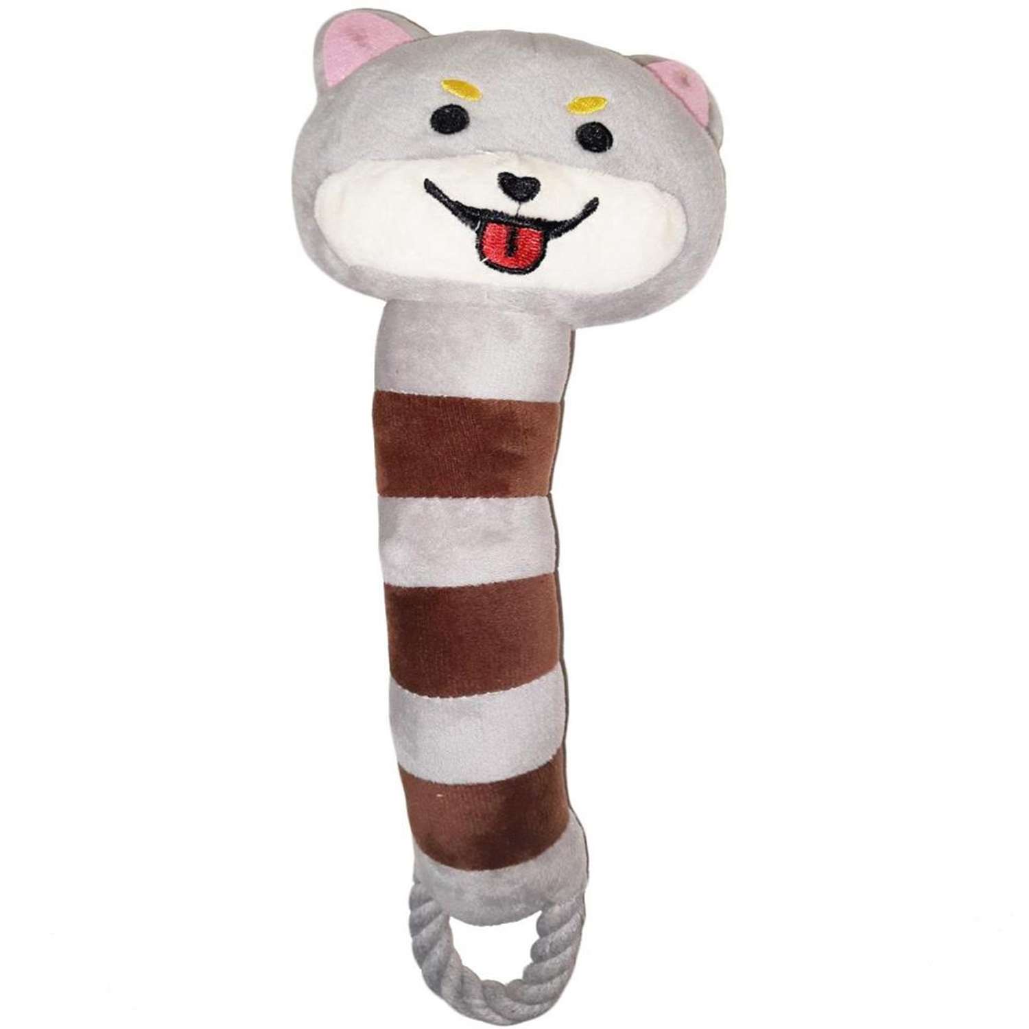 Игрушка для животных Keyprods Кошка длинная светло-серый - фото 1