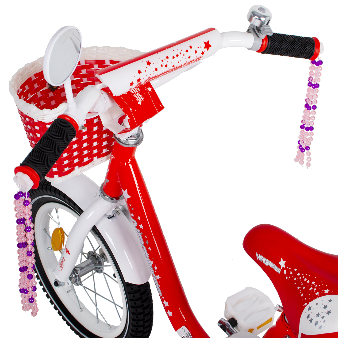 Велосипед NRG BIKES Canary 14 red-white - фото 17