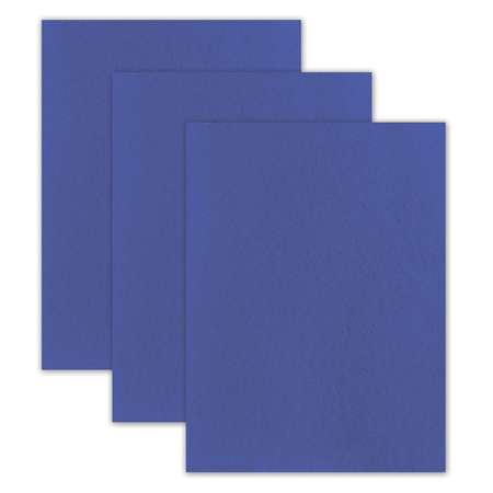 Цветной фетр Brauberg листовой декоративный для творчества 400х600 мм синий 3 л