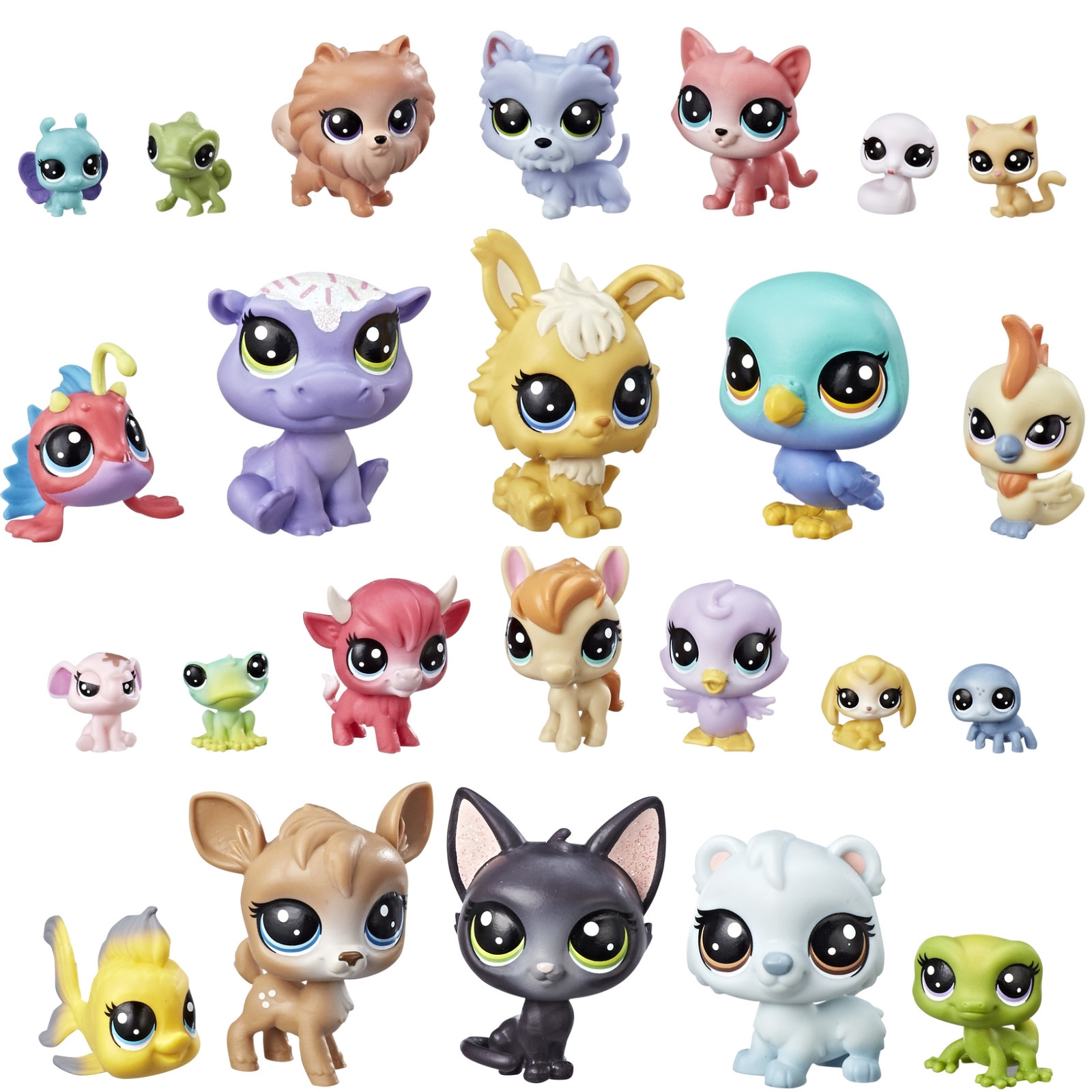 Набор игровой Littlest Pet Shop 12 счастливх петов в ассортименте E3034EU4  купить по цене 699 ₽ в интернет-магазине Детский мир