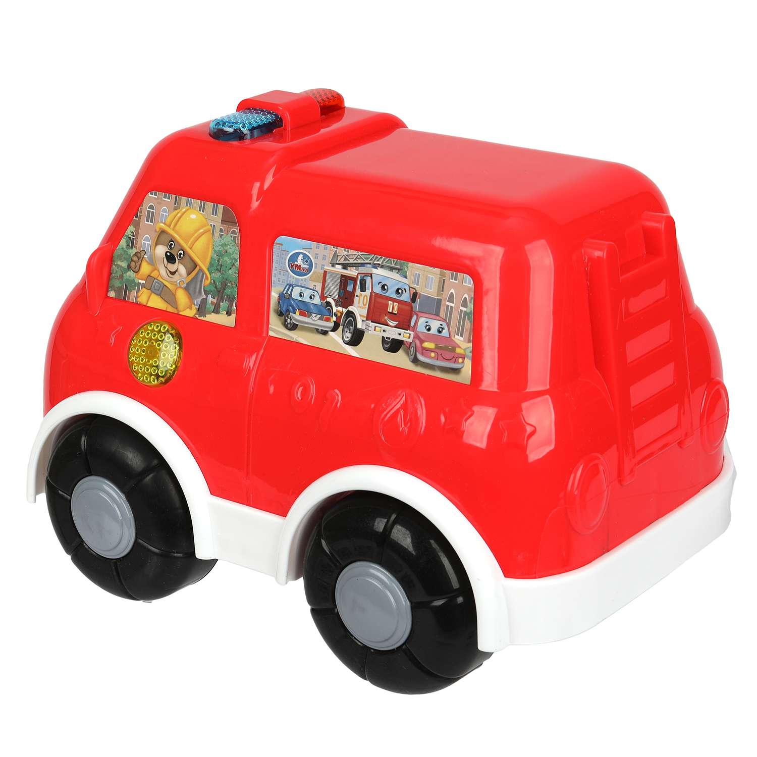 Игрушка УМка Каталка Пожарная машина 388197 - фото 4