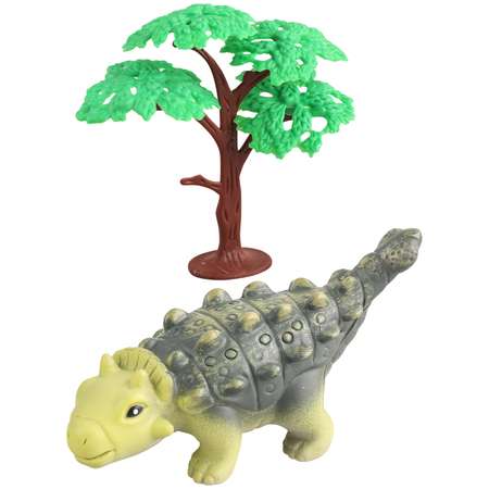 Игровой набор Mioshi Маленькие звери: Анкилозавр 11х6 см