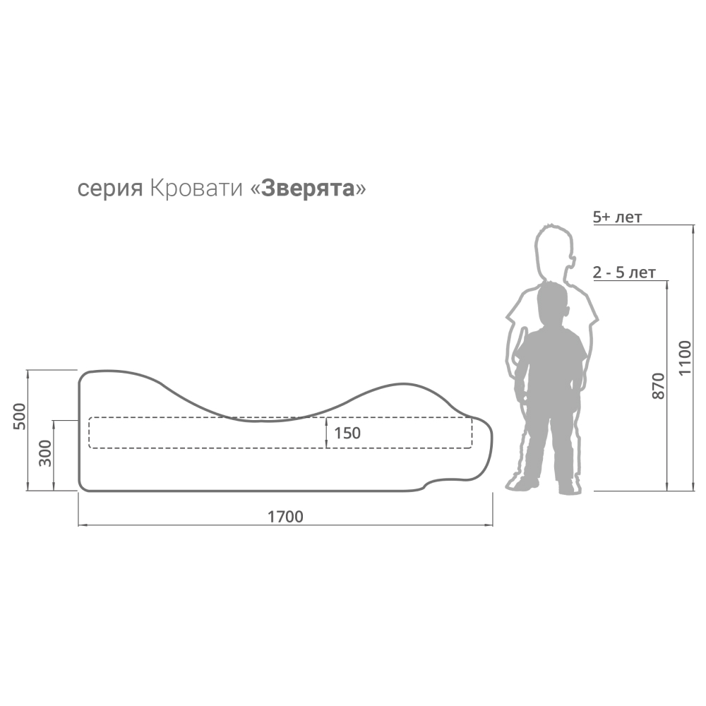 Детская кровать Бельмарко Львенок Кинг - фото 2