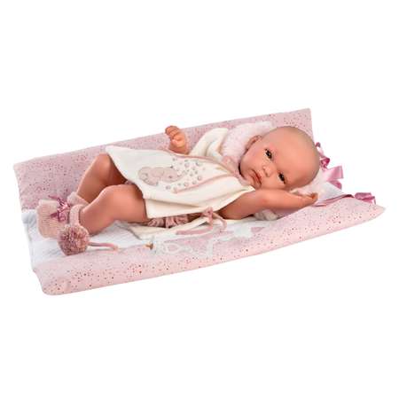 Кукла LLORENS младенец в розовом с одеяльцем 35 см