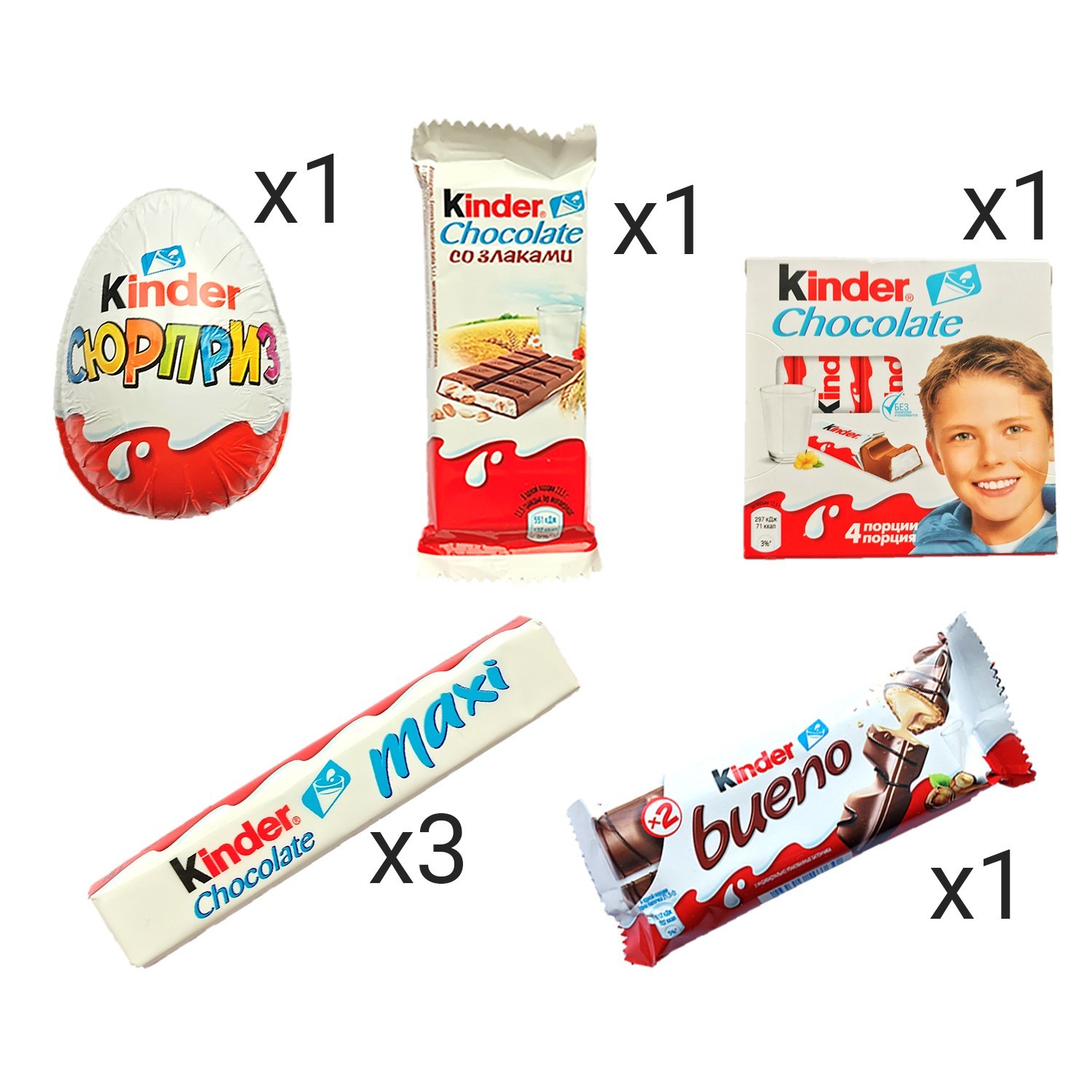 Набор Kinder Микс 199г в ассортименте - фото 2