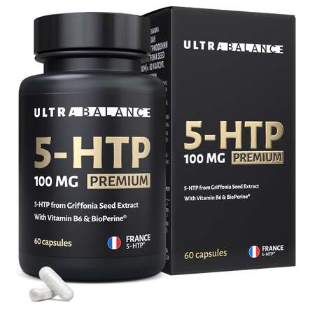 5 HTP 60 капсул UltraBalance 5-Гидроситриптофан из экстракта семян Гриффонии