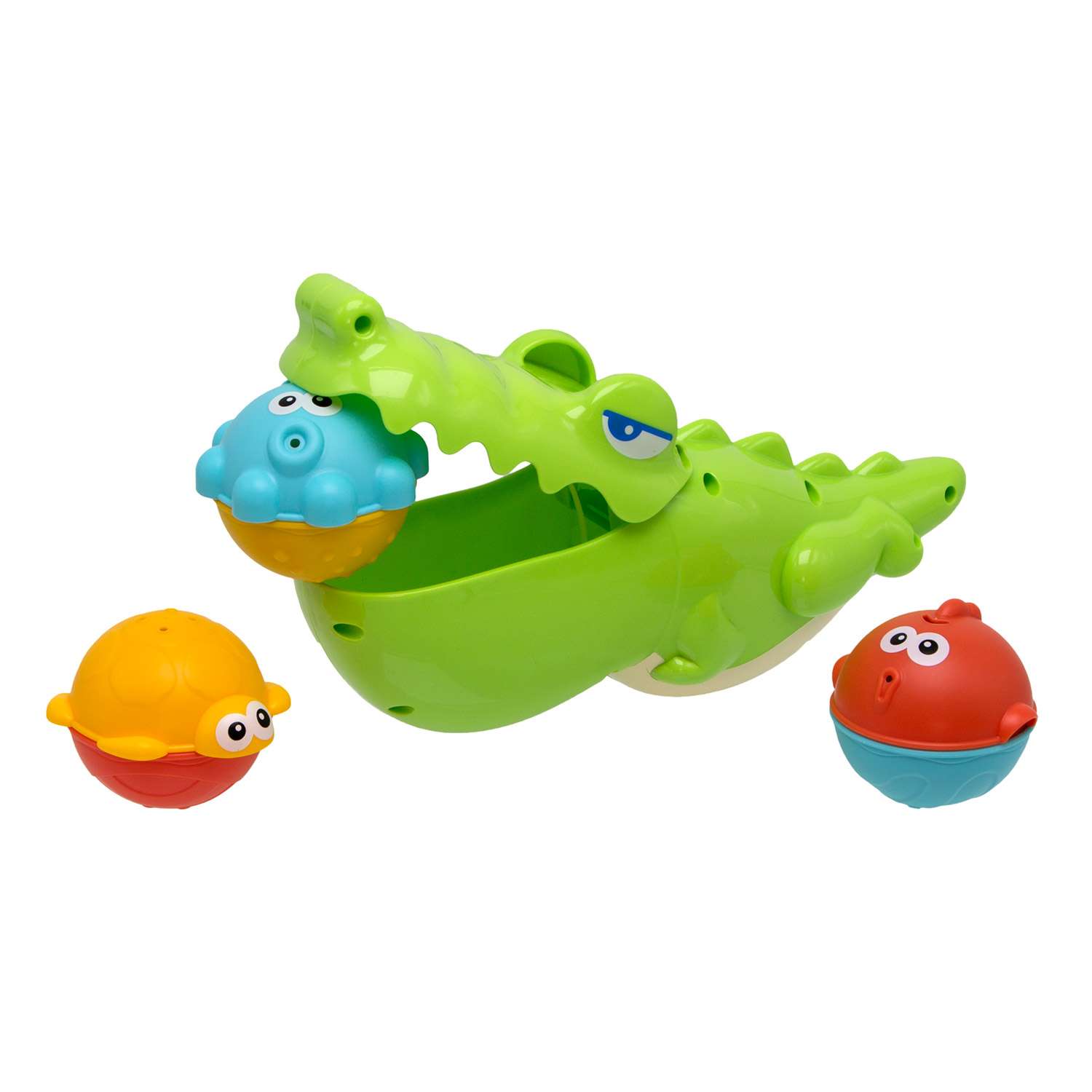Набор игрушек для купания S+S Кроко-обжора Uwu baby - фото 1