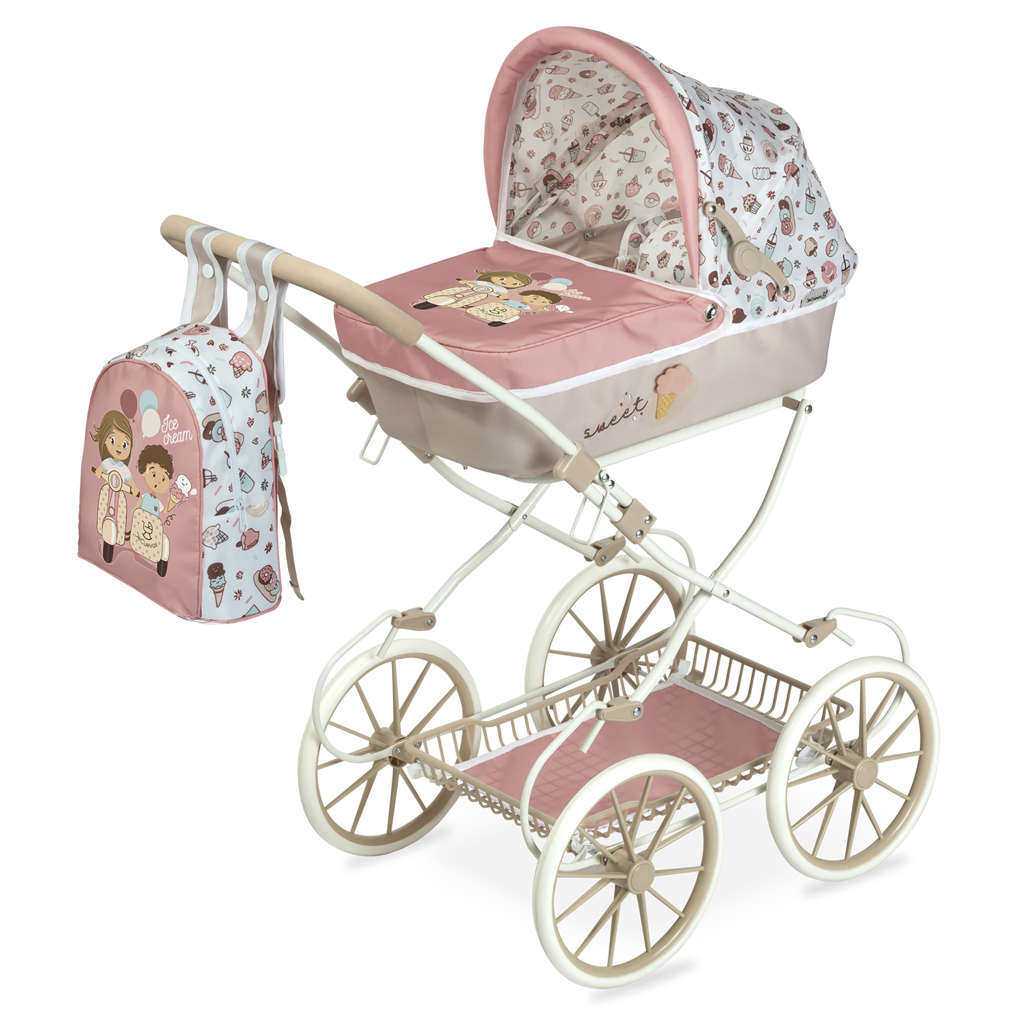 Коляска-люлька для кукол DeCuevas Toys 80048 - фото 1