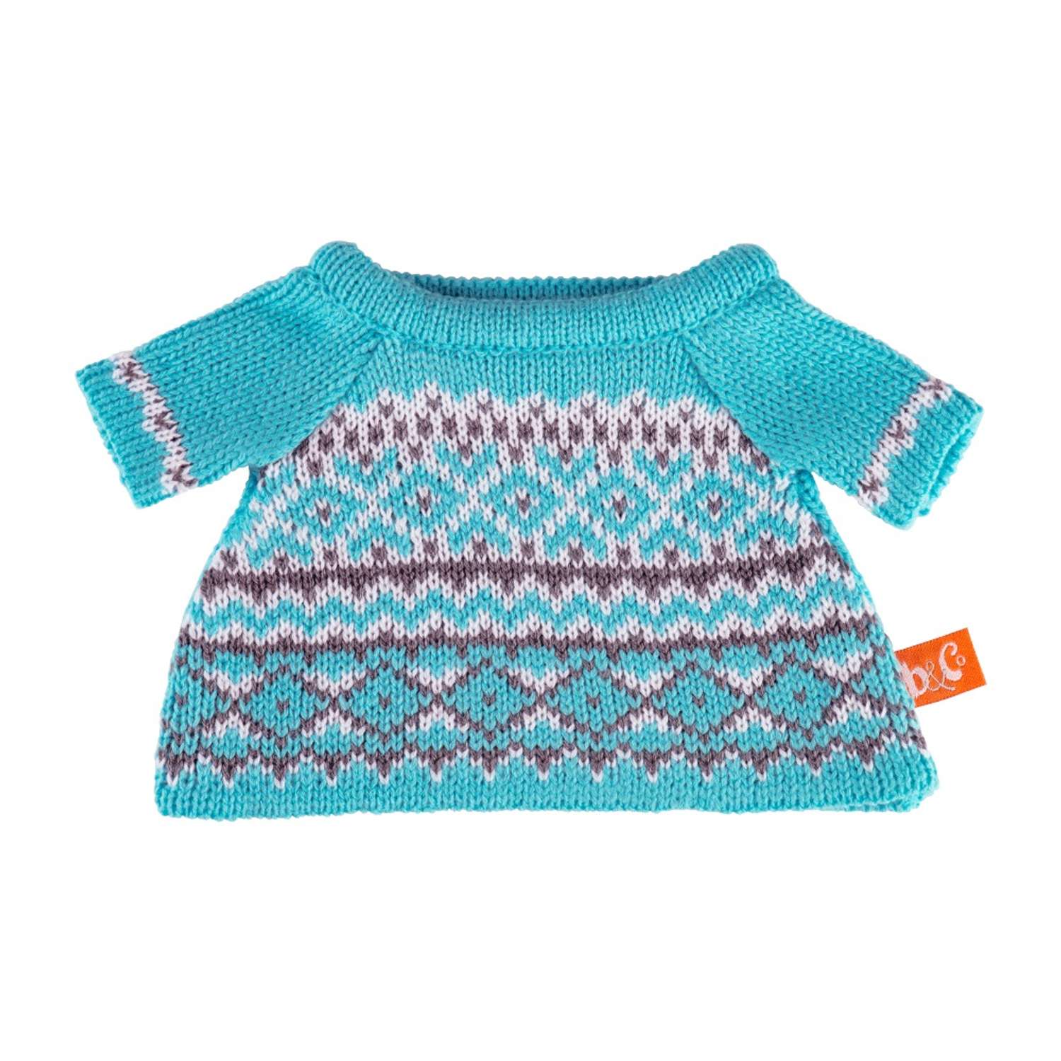 Одежда для кукол BUDI BASA Голубой вязаный свитер для Ли-Ли 27 см OLK27-033 OLK27-033 - фото 1