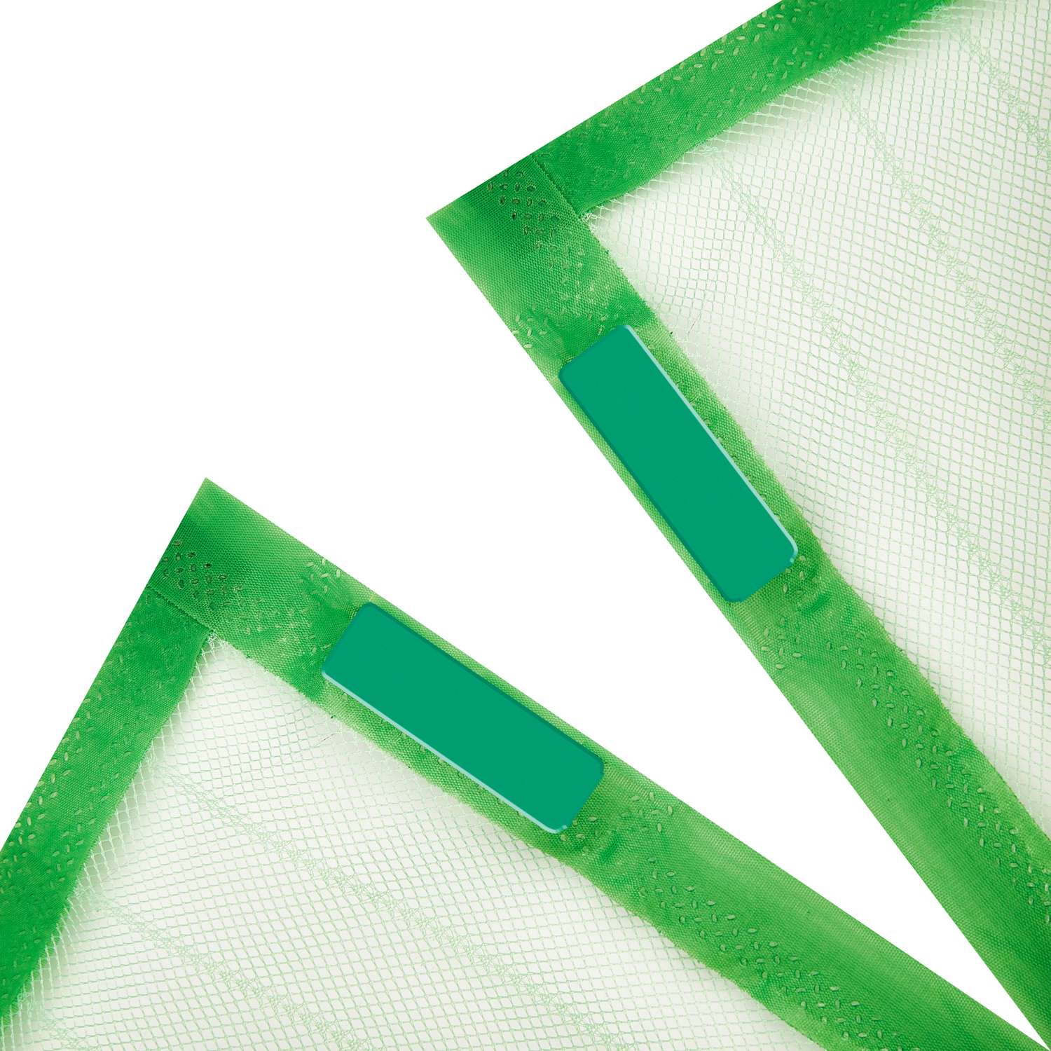 Антимоскитная сетка REXANT 210х100 см дверная с магнитами по всей длине зеленая - фото 2