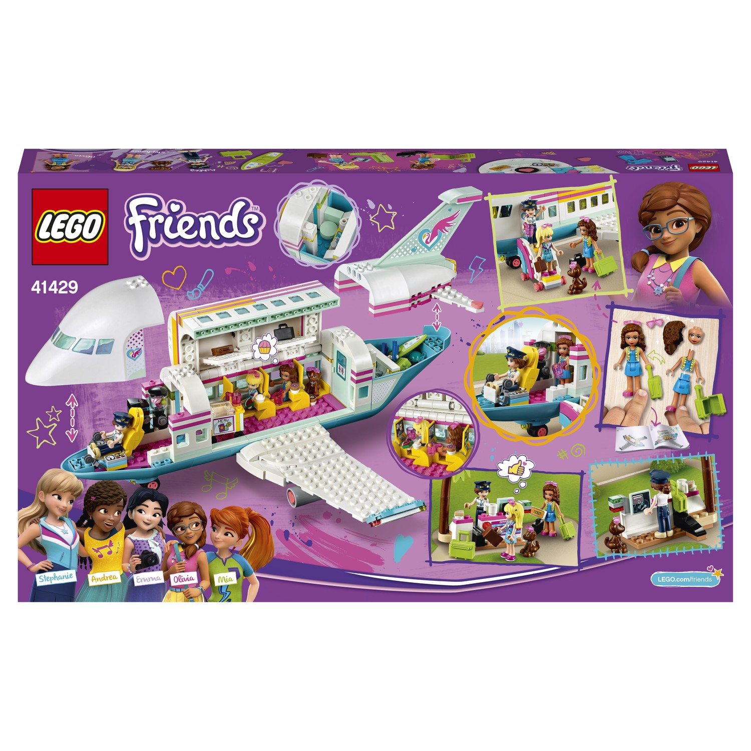 Конструктор LEGO Friends Самолёт в Хартлейк Сити 41429 - фото 3