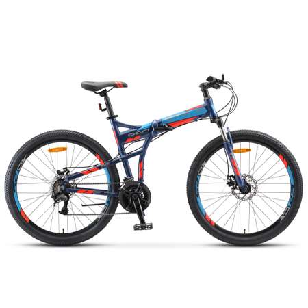 Велосипед STELS Pilot-950 MD 26 V011 17.5 тёмно-синий складной
