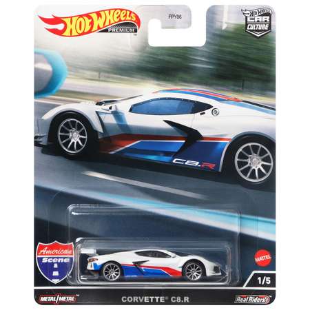 Машинка Hot Wheels Car Culture Американская серия Корвет C8 R HCK03