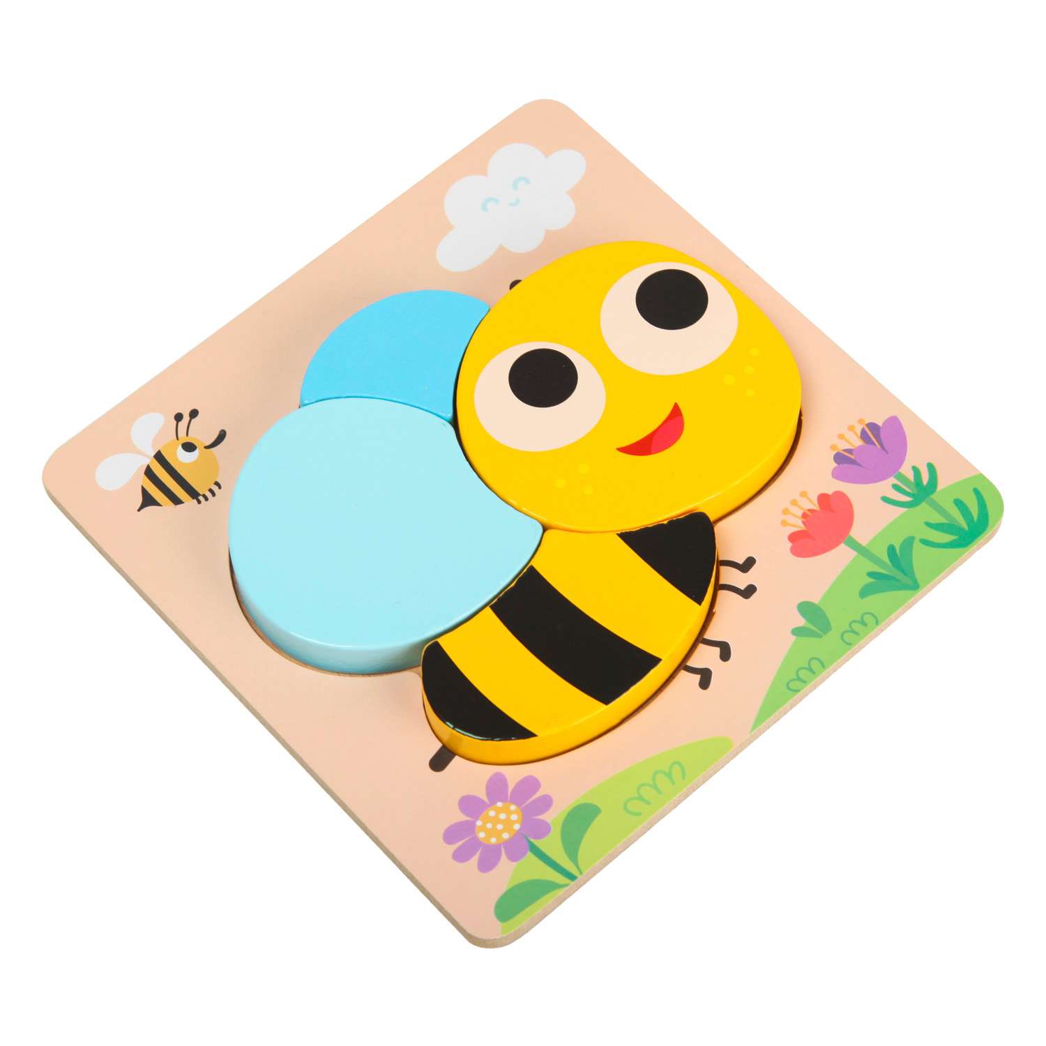 Игровой набор BabyGo Рамка-пазл Пчелка - фото 5