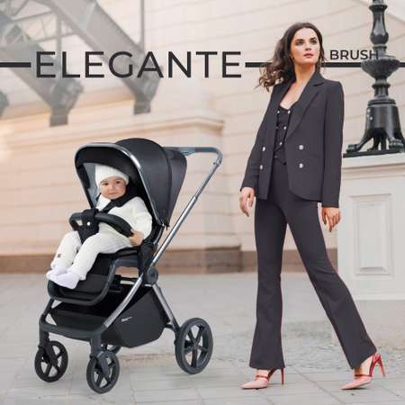 Коляска прогулочная Sweet Baby Elegante BRD Black