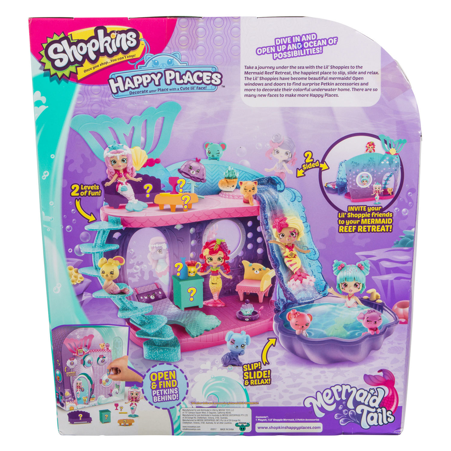 Набор Happy Places Shopkins Подводный дом русалочки в непрозрачной упаковке  (Сюрприз) 57190 купить по цене 999 ₽ в интернет-магазине Детский мир