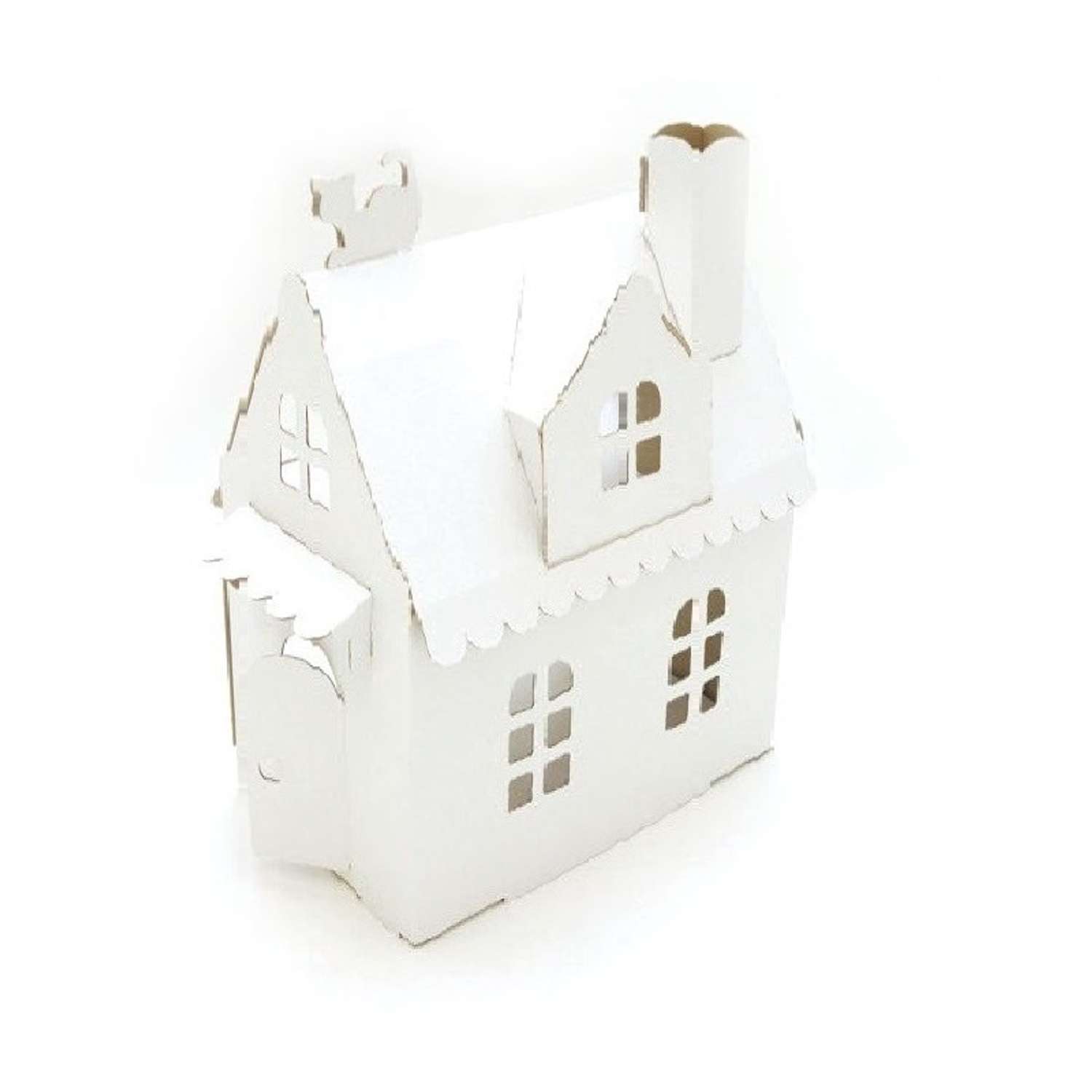 Кукольный домик из картона Attivio Домик Алисы (белый ) - фото 1