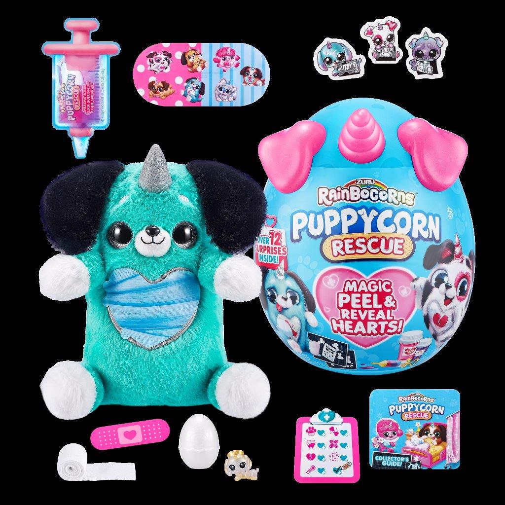 Игрушка сюрприз Zuru Rainbocorns Puppycorn Rescue мини питомец щенок единорог - фото 18