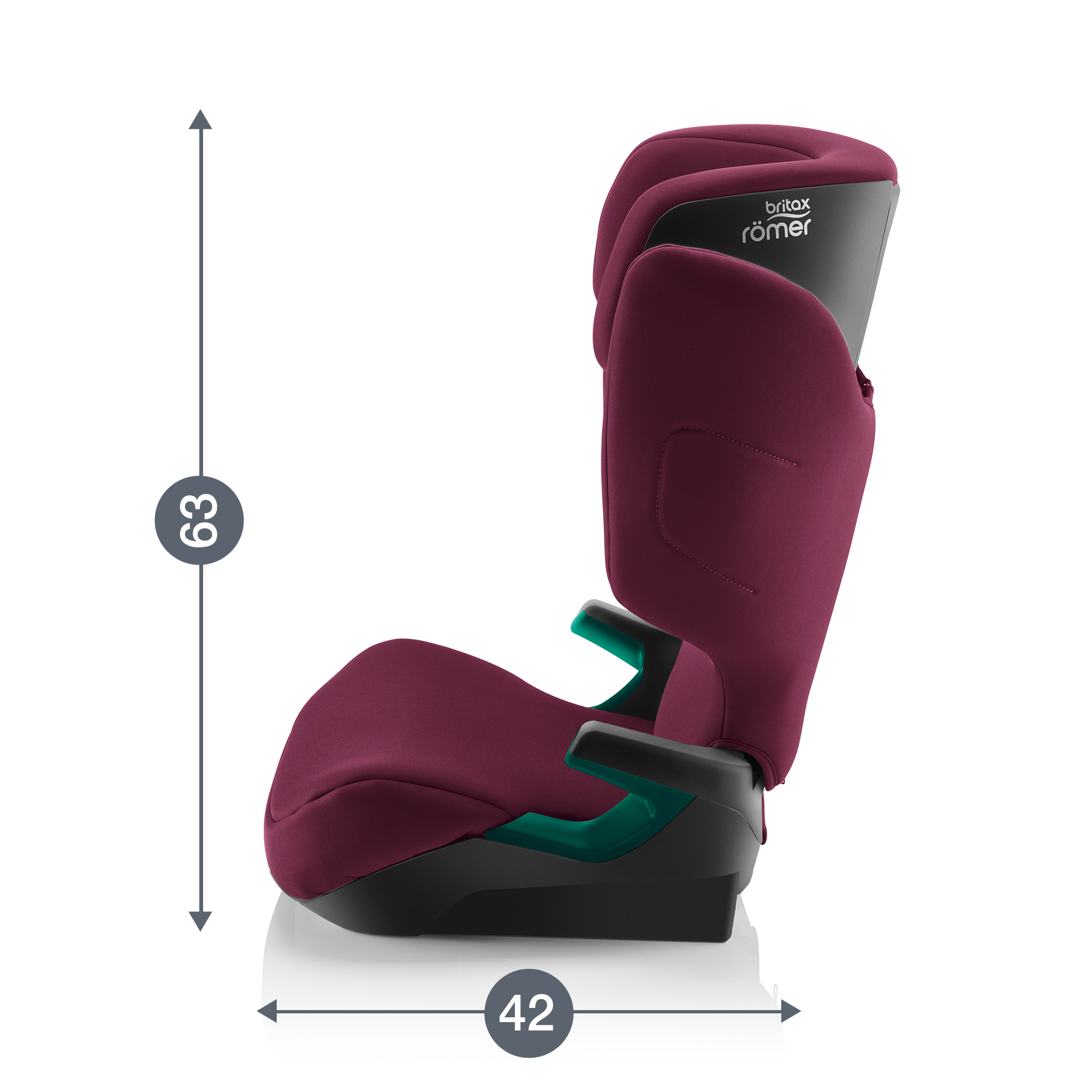 Автокресло Britax Roemer ADVENTURE PLUS 2 Burgundy Red 15 - 36 кг - фото 11