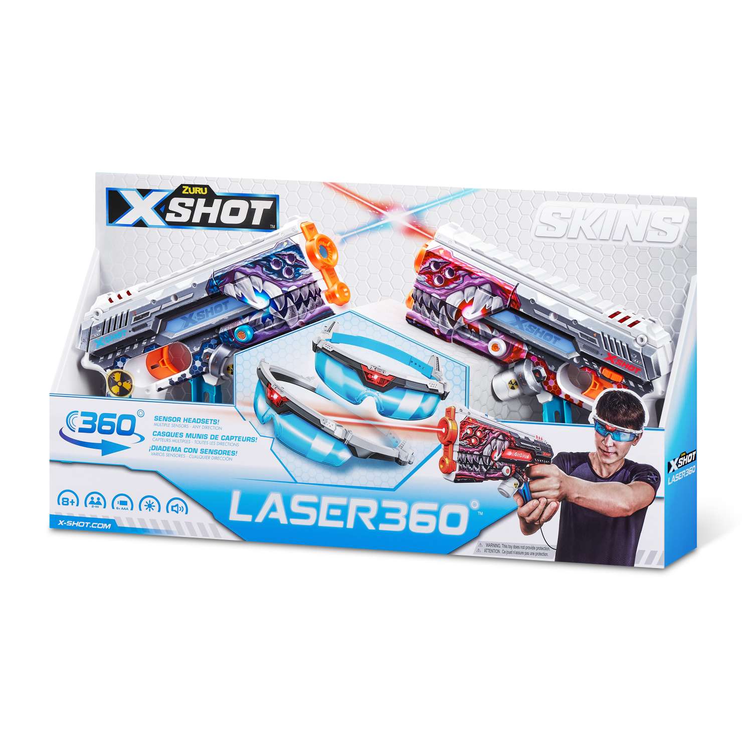 Набор игровой X-Shot Laser Skins Laser360 36602 - фото 20