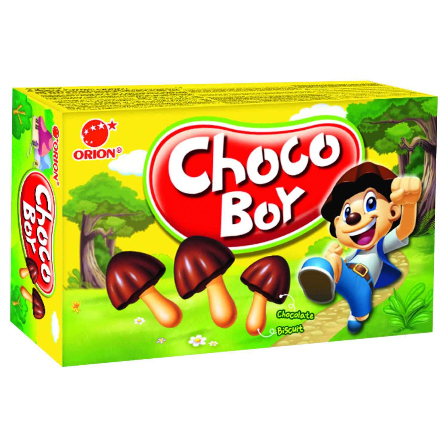 Печенье CHOCO-BOY с молочным шоколадом 45г - фото 1